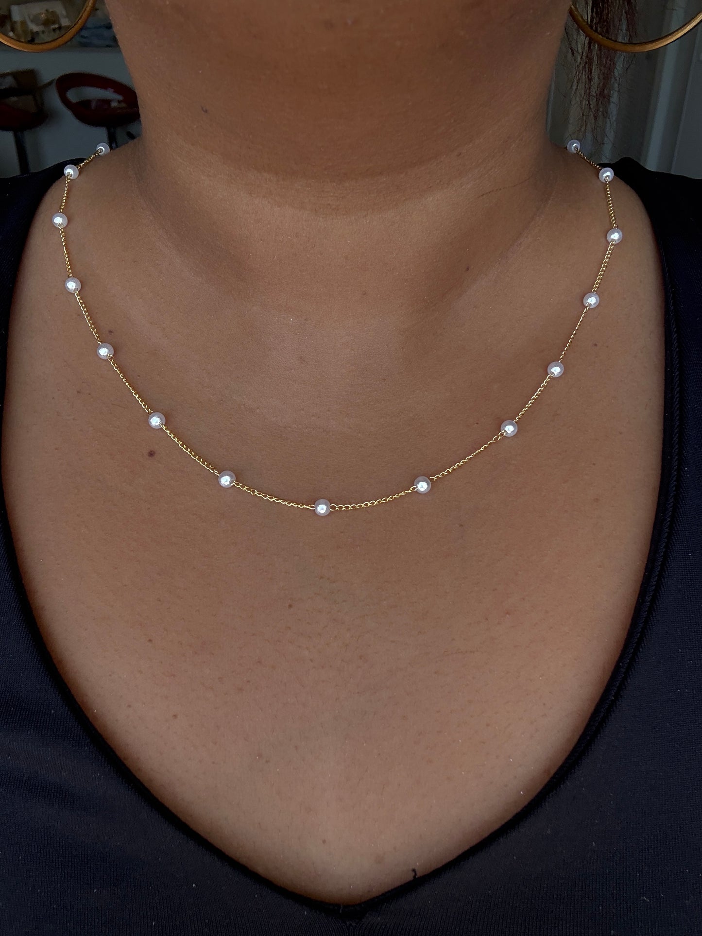White Pearl Chain