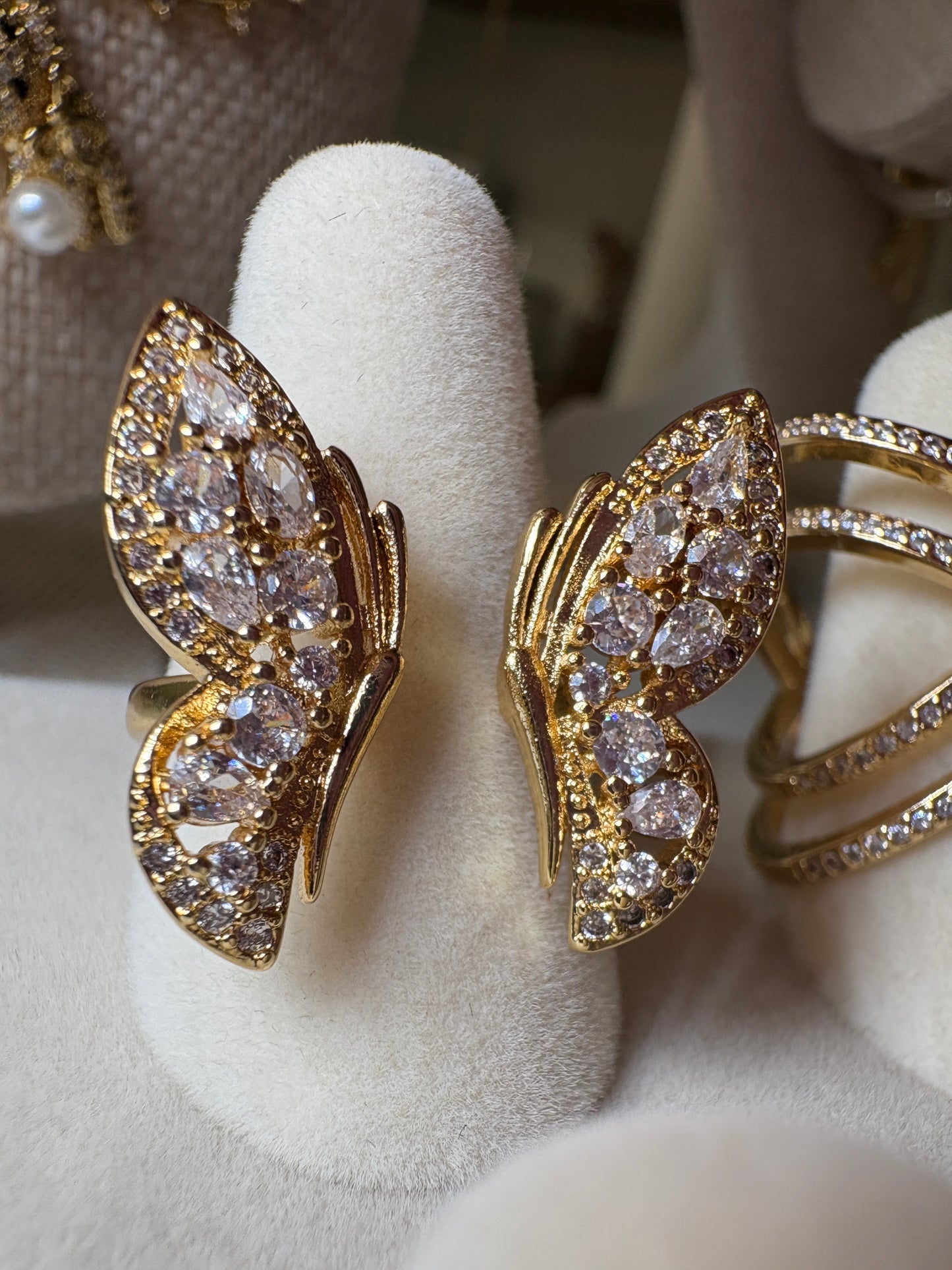 Butterfly Cristal Ring