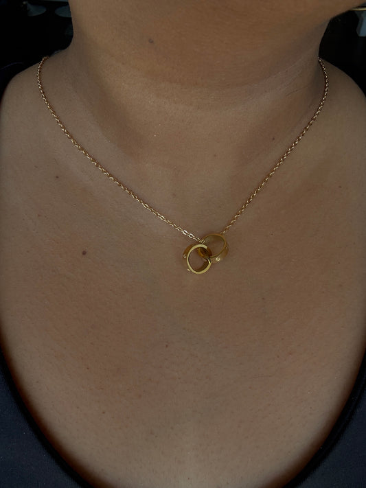 Screw Interlaced Neckalce