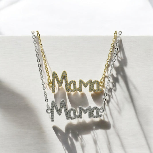 Mama Zirconium Necklace