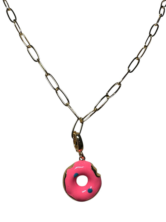 Papper Clip Chain Donut Charm
