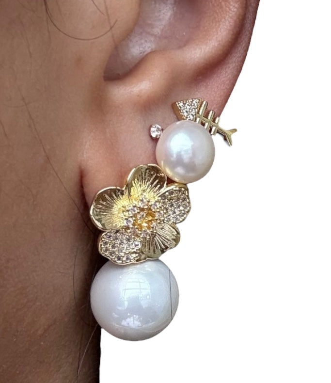 Shinny Blossom Earrings