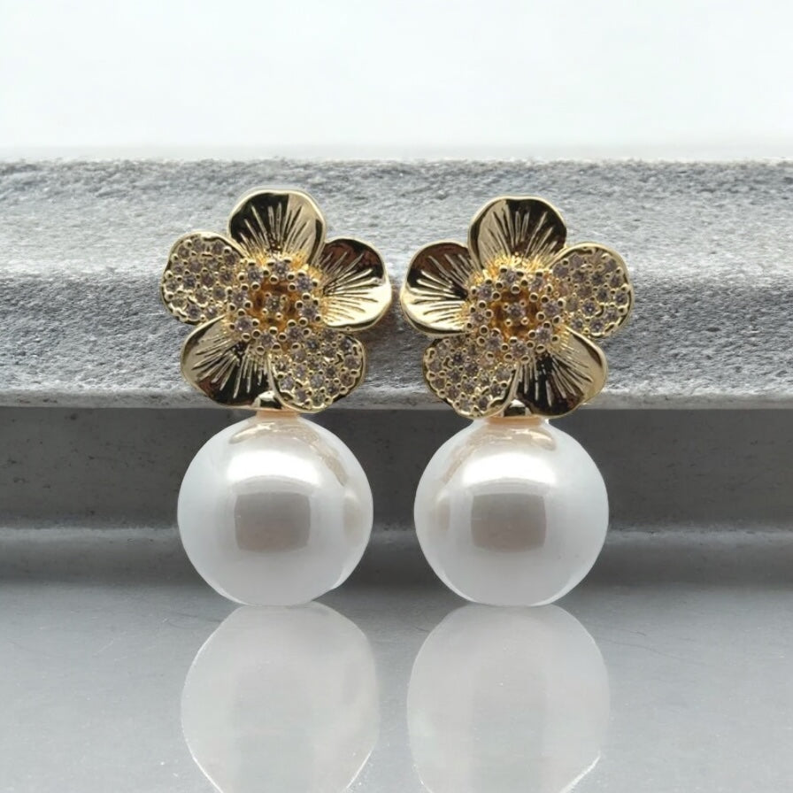 Shinny Blossom Earrings