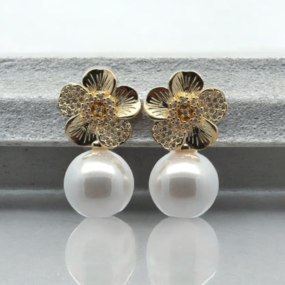 Shinny Blossom Earrings